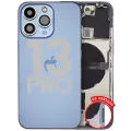 Задня кришка з малими деталями для iPhone 13 Pro (US Version) (Used OEM Pull: Grade C) (Sierra Blue)