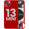 Back Housing W/ Small Parts For iPhone 13 Mini (US Version) (Used OEM Pull: Grade C) (Red)