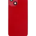 Back Housing W/ Small Parts For iPhone 13 Mini (US Version) (Used OEM Pull: Grade C) (Red)