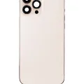 Back Housing W/ Small Parts For iPhone 13 Pro Max (US Version) (Used OEM Pull: Grade B) (Gold)