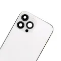 Back Housing W/ Small Parts For iPhone 13 Pro Max (US Version) (Used OEM Pull: Grade B) (Silver)