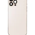 Back Housing W/ Small Parts For iPhone 13 Pro Max (US Version) (Used OEM Pull: Grade C) (Gold)