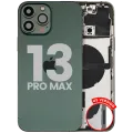 Back Housing W/ Small Parts For iPhone 13 Pro Max (US Version) (Used OEM Pull: Grade C) (Alpine Green)