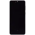 Дисплейний модуль (OLED) з рамкою для Samsung Galaxy A33 5G (A336 / 2022) (Aftermarket Plus) (чорний)