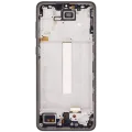 Дисплейний модуль (OLED) з рамкою для Samsung Galaxy A33 5G (A336 / 2022) (Aftermarket Plus) (чорний)