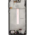 Дисплейний модуль (OLED) з рамкою для Samsung Galaxy A33 5G (A336 / 2022) (Service Pack) (чорний)