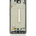 Дисплейний модуль (OLED) з рамкою для Samsung Galaxy A53 5G (A536 / 2022) (Refurbished) (чорний)