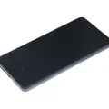 Дисплейний модуль (OLED) з рамкою для Samsung Galaxy A53 5G (A536 / 2022) (Refurbished) (чорний)