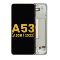 OLED Assembly With Frame For Samsung Galaxy A53 5G (A536 / 2022) (Refurbished) (White)