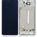 OLED Assembly With Frame For Samsung Galaxy A53 5G (A536 / 2022) (Refurbished) (White)