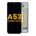 OLED Assembly With Frame For Samsung Galaxy A53 5G (A536 / 2022) (Refurbished) (Blue)