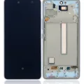 OLED Assembly With Frame For Samsung Galaxy A53 5G (A536 / 2022) (Refurbished) (Blue)