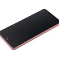 OLED Assembly With Frame For Samsung Galaxy A53 5G (A536 / 2022) (Refurbished) (Peach)