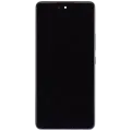 Дисплейний модуль (OLED) з рамкою для Samsung Galaxy A53 5G (A536 / 2022) (6.36") (Aftermarket Plus) (чорний)