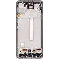 Дисплейний модуль (OLED) з рамкою для Samsung Galaxy A53 5G (A536 / 2022) (6.36") (Aftermarket Plus) (чорний)