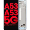 OLED Assembly With Frame For Samsung Galaxy A53 5G (A536 / 2022) (6.36") (Aftermarket Plus) (Blue)