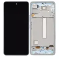 OLED Assembly With Frame For Samsung Galaxy A53 5G (A536 / 2022) (6.36") (Aftermarket Plus) (Blue)