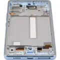 OLED Assembly With Frame For Samsung Galaxy A53 5G (A536 / 2022) (6.36") (Aftermarket Plus) (Blue)