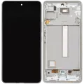 OLED Assembly With Frame For Samsung Galaxy A53 5G (A536 / 2022) (6.36") (Aftermarket Plus) (White)
