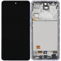 OLED Assembly With Frame For Samsung Galaxy A72 (A725 / 2021) (Aftermarket Plus) (Awesome Violet)