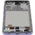 OLED Assembly With Frame For Samsung Galaxy A72 (A725 / 2021) (Aftermarket Plus) (Awesome Violet)