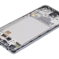 OLED Assembly With Frame For Samsung Galaxy A72 (A725 / 2021) (Aftermarket Plus) (Awesome Black)