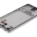 OLED Assembly With Frame For Samsung Galaxy A72 (A725 / 2021) (Aftermarket Plus) (Awesome White)