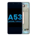 LCD Assembly With Frame For Samsung Galaxy A53 5G (A536 / 2022) (Without Finger Print Sensor) (Aftermarket: Incell) (Blue)