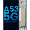 LCD Assembly With Frame For Samsung Galaxy A53 5G (A536 / 2022) (Without Finger Print Sensor) (Aftermarket: Incell) (Blue)