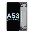 OLED Assembly With Frame For Samsung Galaxy A53 5G (A536 / 2022) (Service Pack) (Black)