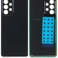 Back Cover Glass For Samsung Galaxy A53 5G (A536 / 2022) (Aftermarket Plus) (Black)