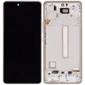 OLED Assembly With Frame For Samsung Galaxy A53 5G (A536 / 2022) (6.46") (Aftermarket Plus) (White)