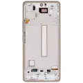 OLED Assembly With Frame For Samsung Galaxy A53 5G (A536 / 2022) (6.46") (Aftermarket Plus) (White)