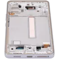 OLED Assembly With Frame For Samsung Galaxy A53 5G (A536 / 2022) (6.46") (Aftermarket Plus) (White)