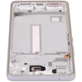 OLED Assembly With Frame For Samsung Galaxy A53 5G (A536 / 2022) (6.46") (Aftermarket Plus) (White)