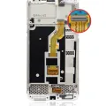 LCD Assembly With Frame For OPPO A37 (Refurbished) (White)