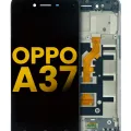LCD Assembly With Frame For OPPO A37 (Refurbished) (Black)