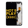 LCD Assembly With Frame For Infinix Hot 9 Play (X680) (Refurbished) (All Colors)