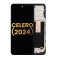 LCD Assembly With Frame For Boost Mobile Celero 5G (2024) (Refurbished) (All Colors)