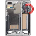 Mid-Frame Housing For Samsung Galaxy S25 Ultra (US & International Version) (Titanium White Silver)