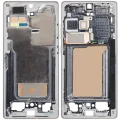 Mid-Frame Housing For Samsung Galaxy S25 Ultra (US & International Version) (Titanium White Silver)