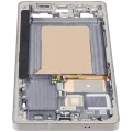 Mid-Frame Housing For Samsung Galaxy S25 Ultra (US & International Version) (Titanium White Silver)