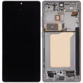 Дисплейний модуль (OLED) з рамкою для Samsung Galaxy S25 Ultra 5G (US & International) (Service Pack) (Titanium White Silver)