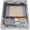 Дисплейний модуль (OLED) з рамкою для Samsung Galaxy S25 Ultra 5G (US & International) (Service Pack) (Titanium White Silver)