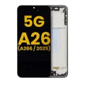 OLED Assembly With Frame For Samsung Galaxy A26 5G (A266 / 2025) (Refurbished) (Black)