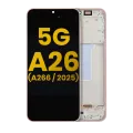 OLED Assembly With Frame For Samsung Galaxy A26 5G (A266 / 2025) (Refurbished) (Peach Pink)