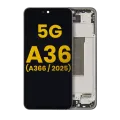 OLED Assembly With Frame For Samsung Galaxy A36 5G (A366 / 2025) (Refurbished) (Black)