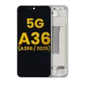 OLED Assembly With Frame For Samsung Galaxy A36 5G (A366 / 2025) (Refurbished) (Lime)