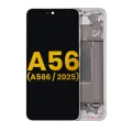 OLED Assembly With Frame For Samsung Galaxy A56 5G (A566 / 2025) (Refurbished) (Pink)