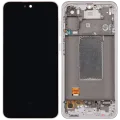 OLED Assembly With Frame For Samsung Galaxy A56 5G (A566 / 2025) (Refurbished) (Pink)